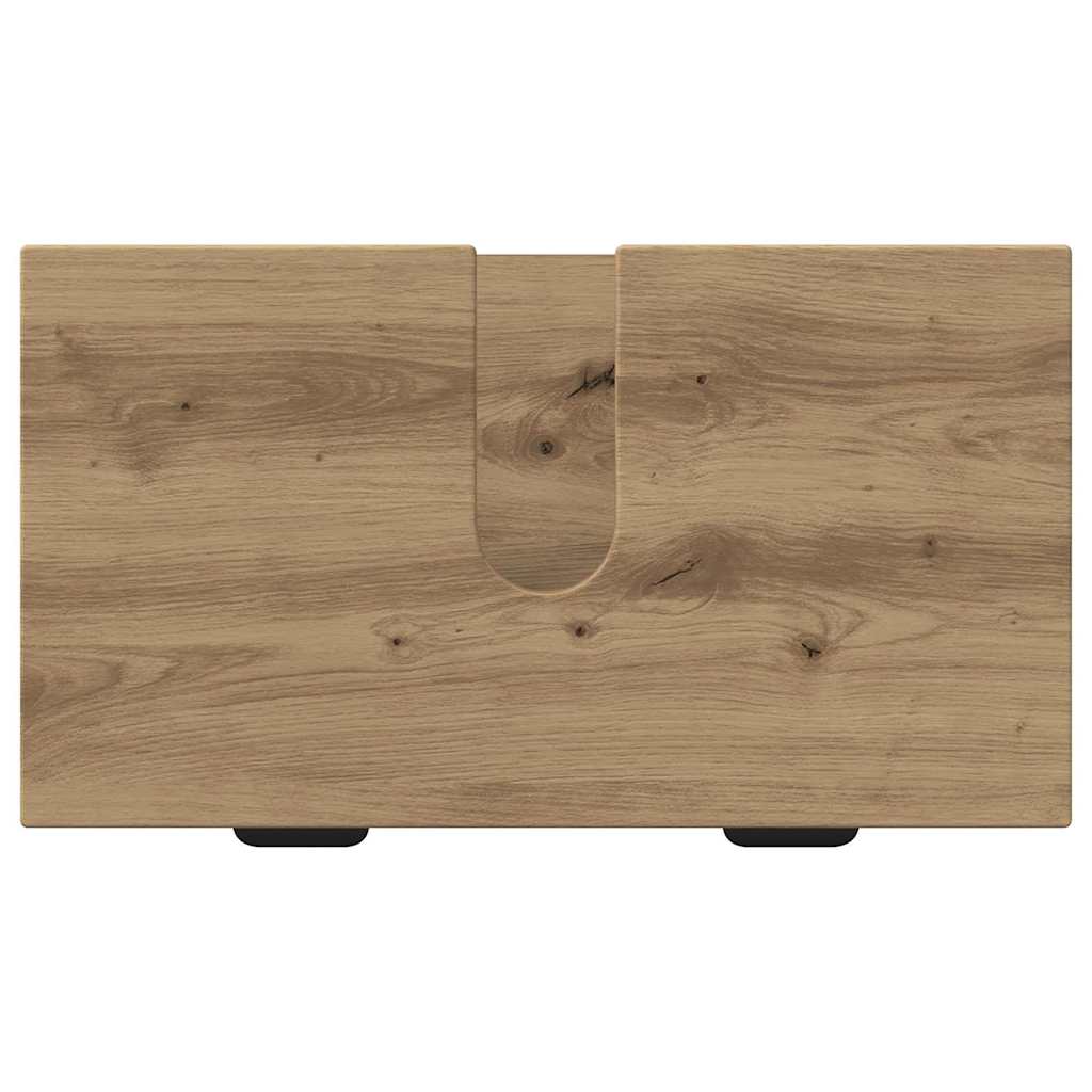 vidaXL Bathroom Furniture Set with Drawer with Shelf 2 pcs Artisan Oak