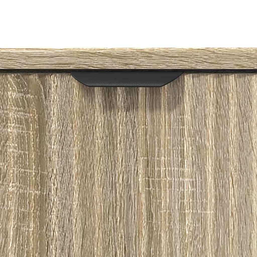 vidaXL Bathroom Furniture Set 3 pcs Sonoma oak Engineered wood