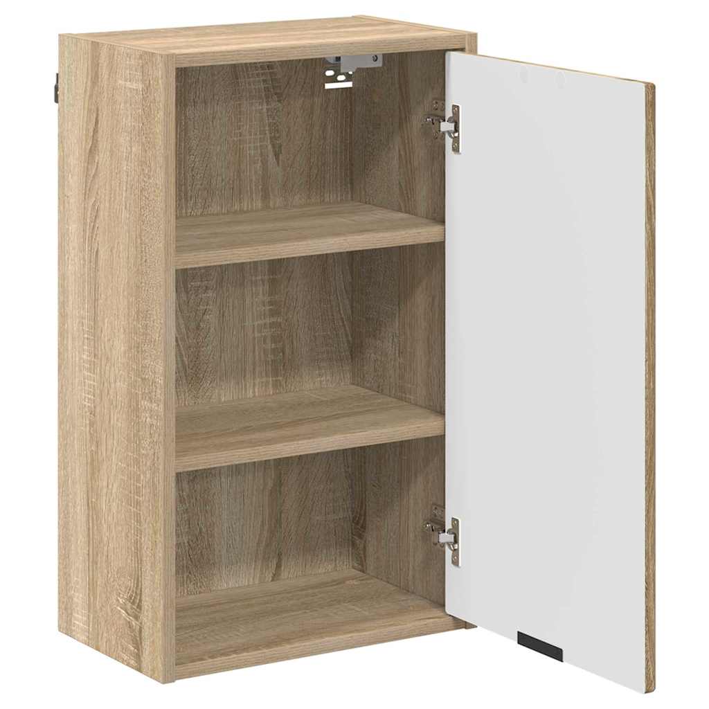 vidaXL Bathroom Furniture Set 3 pcs Sonoma oak Engineered wood