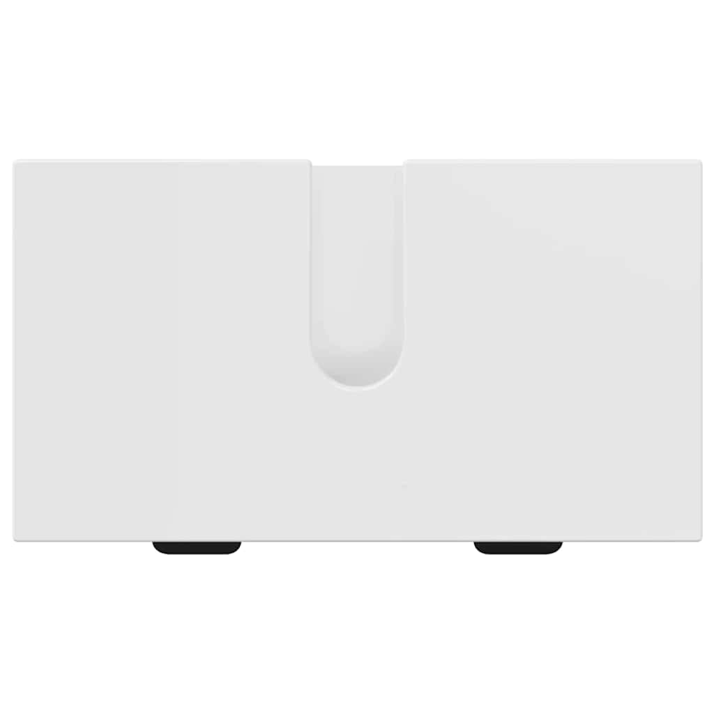 vidaXL Bathroom Furniture Set 3 pcs High gloss white Engineered wood