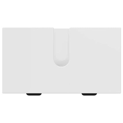 vidaXL Bathroom Furniture Set 3 pcs High gloss white Engineered wood