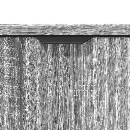vidaXL Bathroom Furniture Set 3 pcs Grey sonoma Engineered wood