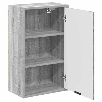 vidaXL Bathroom Furniture Set 3 pcs Grey sonoma Engineered wood