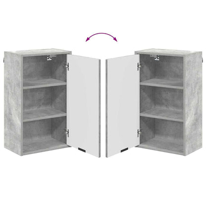 vidaXL Bathroom Furniture Set Concrete Grey Engineered wood, Metal