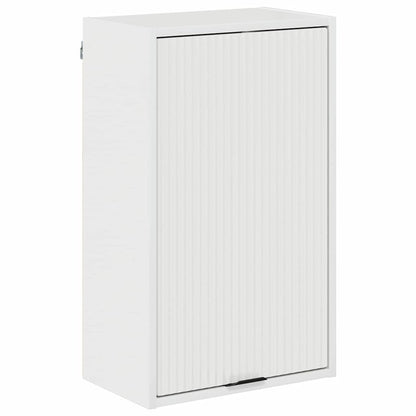 vidaXL Bathroom Furniture Set High Gloss White Engineered wood, Metal