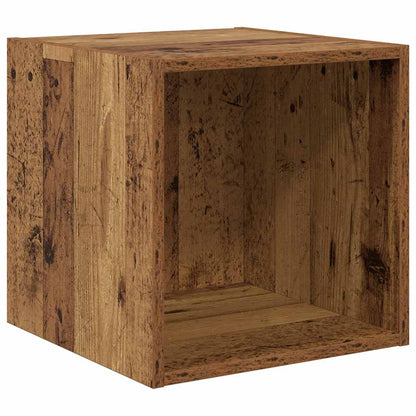 vidaXL TV Cabinet Set Wall-mounted 4 pcs Old Wood Engineered Wood