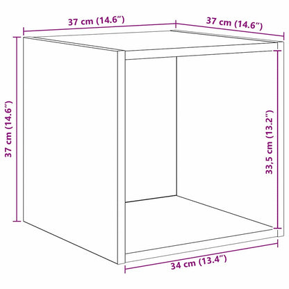 vidaXL TV Cabinet Set 4 pcs Artisan Oak Engineered Wood