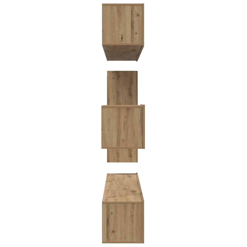vidaXL TV Cabinet Set 8 pcs Artisan Oak Engineered Wood