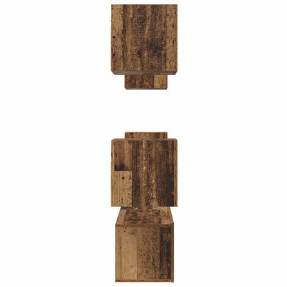 vidaXL TV Cabinet Set Wall-mounted 6 pcs Old Wood Engineered Wood