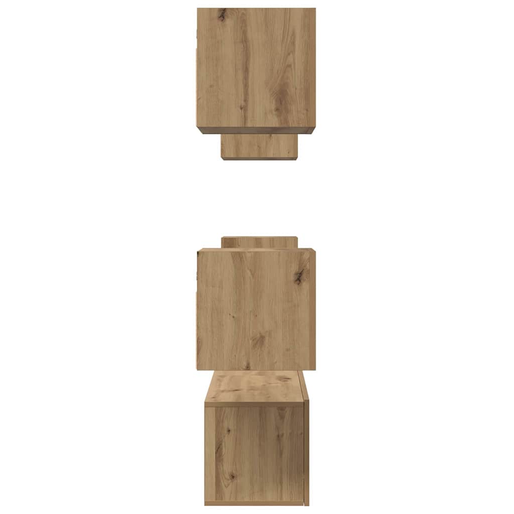 vidaXL TV Cabinet Set 6 pcs Artisan Oak Engineered Wood