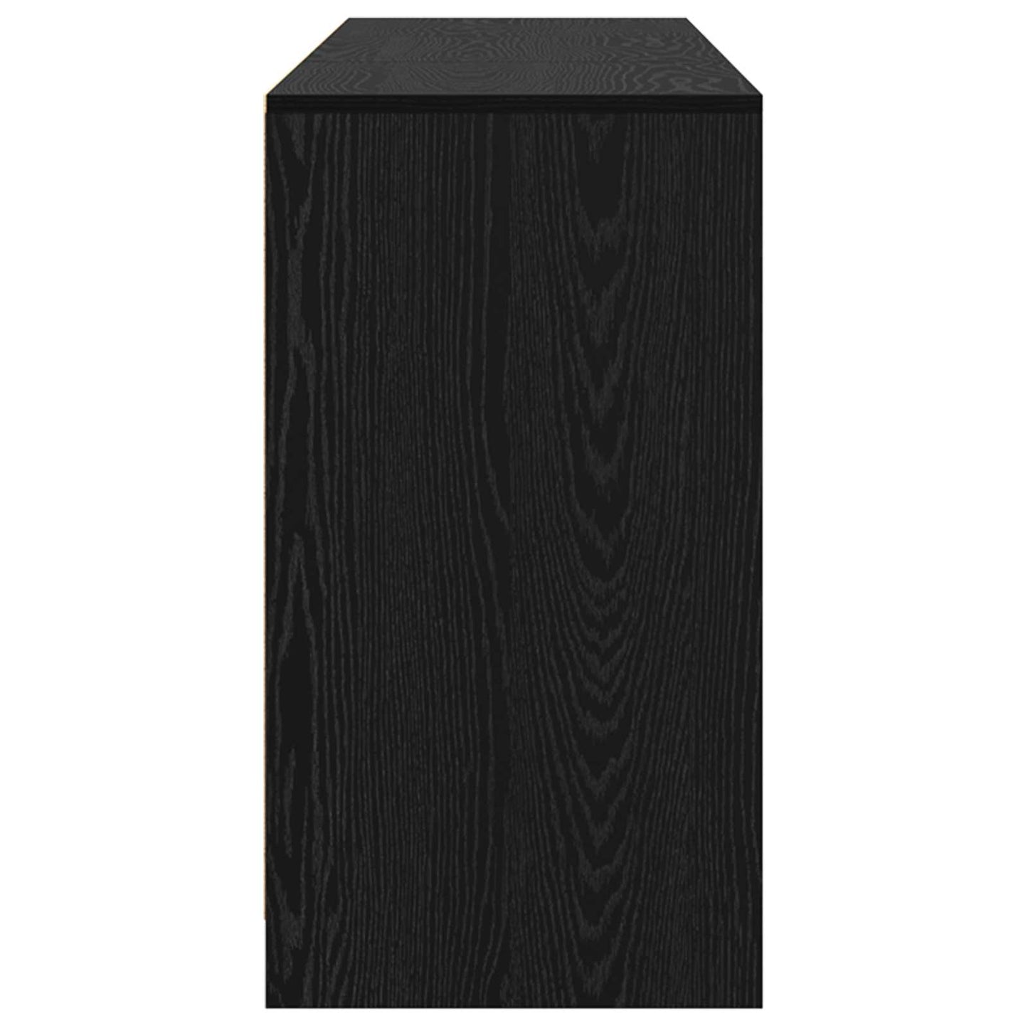 vidaXL Sideboard 3 pcs Black Oak 70 x 41 x 75 cm Engineered Wood