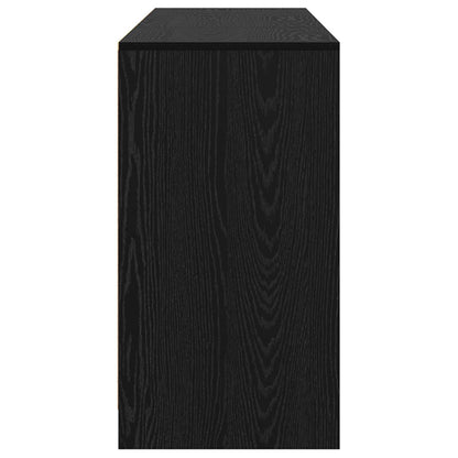 vidaXL Sideboard 3 pcs Black Oak 70 x 41 x 75 cm Engineered Wood
