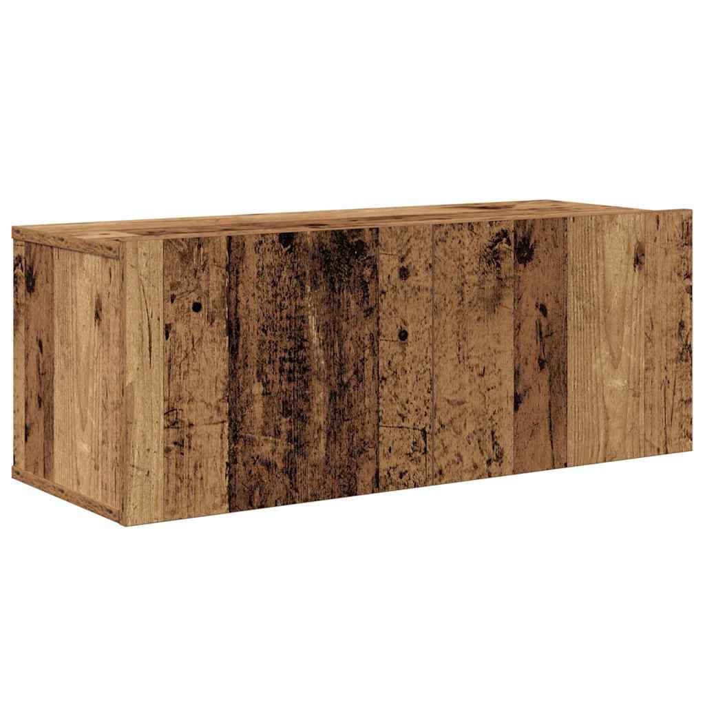 vidaXL TV Cabinet Set Wall-mounted 8 pcs Old Wood Engineered Wood