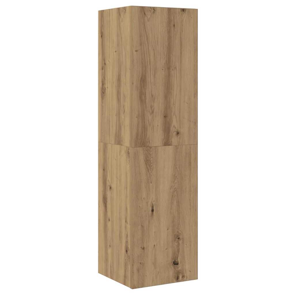 vidaXL Wall TV Cabinet 4 pcs Artisan Oak Engineered Wood