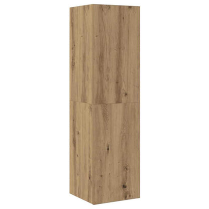 vidaXL Wall TV Cabinet 4 pcs Artisan Oak Engineered Wood