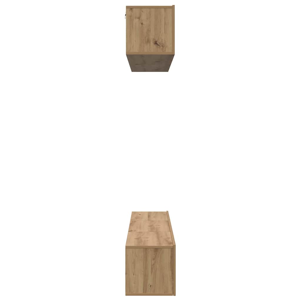 vidaXL TV Cabinet Set 5 pcs Artisan Oak Engineered Wood