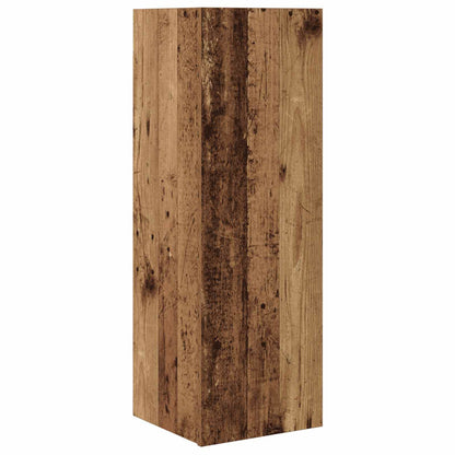 vidaXL TV Cabinet Set Wall-mounted 10 pcs Old Wood 30.5 x 30 x 90 cm