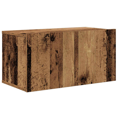 vidaXL TV Cabinet Set Wall-mounted 10 pcs Old Wood 30.5 x 30 x 90 cm