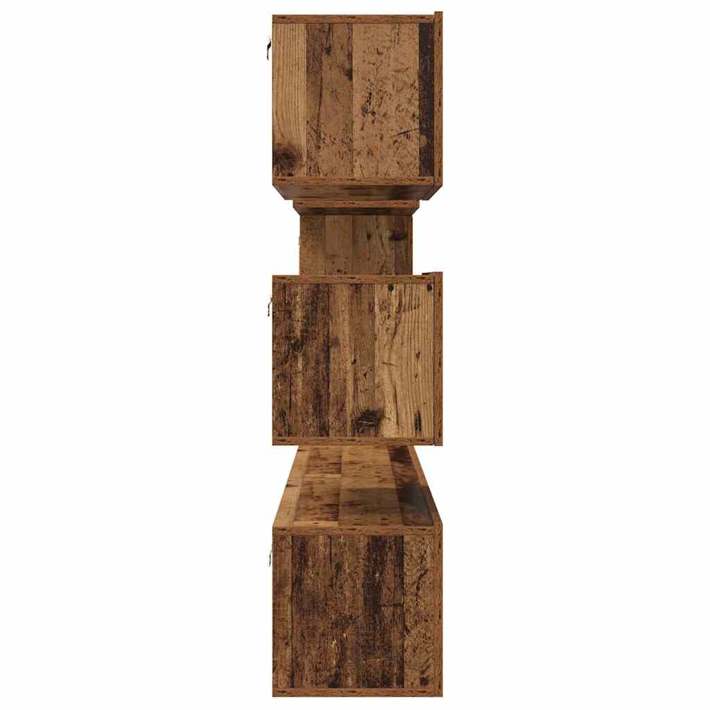 vidaXL TV Cabinet Set Wall-mounted 6 pcs Old Wood Engineered Wood