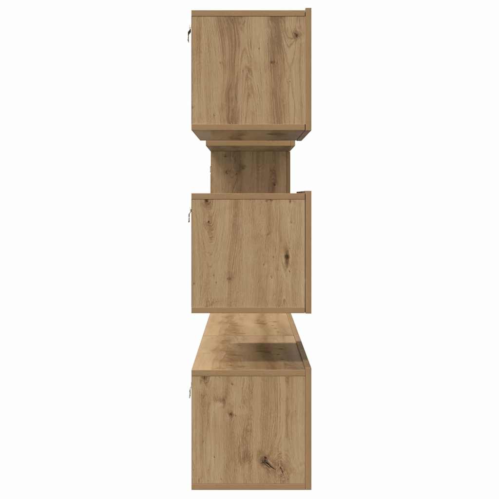 vidaXL TV Cabinet Set 6 pcs Artisan Oak Engineered Wood