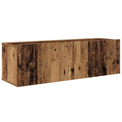 vidaXL TV Cabinet Set Wall-mounted 8 pcs Old Wood Engineered Wood