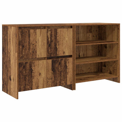 vidaXL Sideboard 2 pcs Old Wood 70 x 41 x 75 cm Engineered Wood