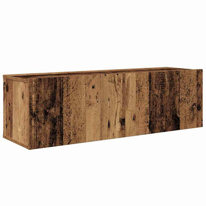 vidaXL TV Cabinet Set Wall-mounted 8 pcs Old Wood Engineered Wood