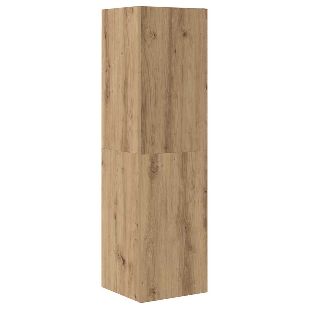 vidaXL TV Cabinet Set with Drawer 4 pcs Artisan Oak Engineered Wood
