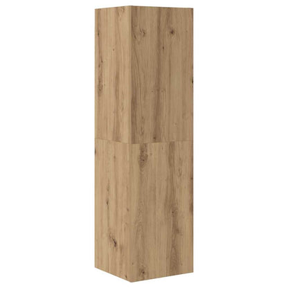 vidaXL TV Cabinet Set with Drawer 4 pcs Artisan Oak Engineered Wood
