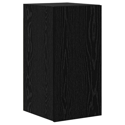 vidaXL Wall TV Cabinet 3 pcs 100 x 30 x 30 cm Black Oak