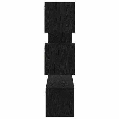 vidaXL TV Cabinet Set Wall-mounted 5 pcs Black Oak Engineered Wood