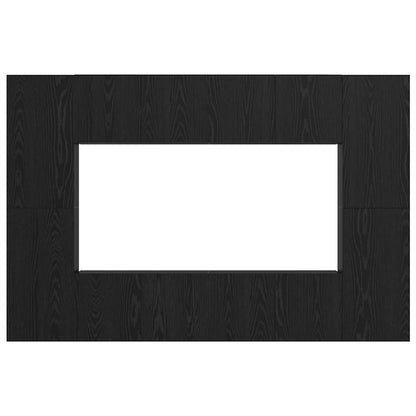 vidaXL TV Cabinet Set Wall-mounted 8 pcs Black Oak Engineered Wood