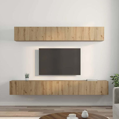 vidaXL TV Cabinet Set 5 pcs Artisan Oak Engineered Wood