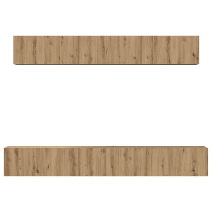 vidaXL TV Cabinet Set 5 pcs Artisan Oak Engineered Wood