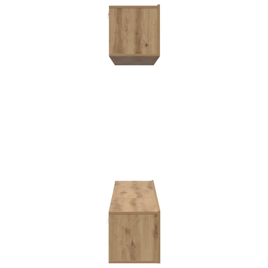vidaXL TV Cabinet Set 5 pcs Artisan Oak Engineered Wood