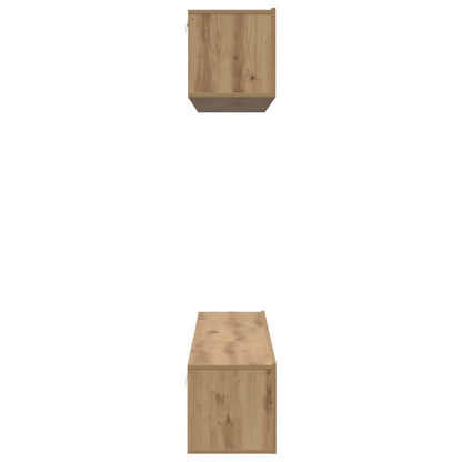 vidaXL TV Cabinet Set 5 pcs Artisan Oak Engineered Wood