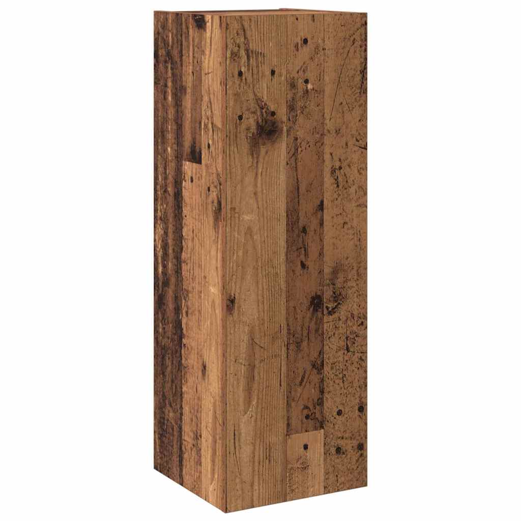 vidaXL TV Units Wall-mounted 4 pcs Old Wood Engineered wood