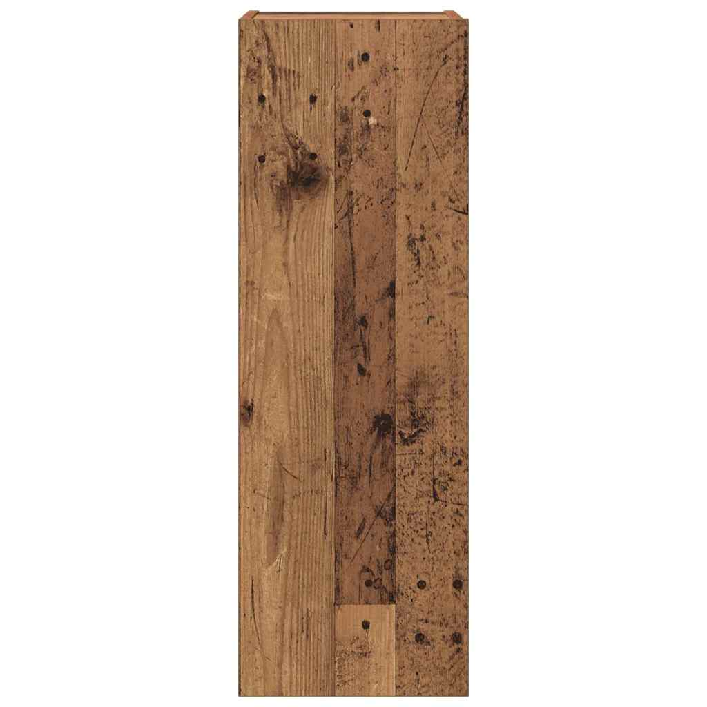 vidaXL TV Units Wall-mounted 4 pcs Old Wood Engineered wood