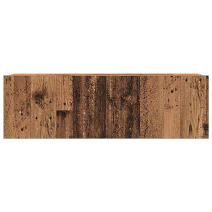 vidaXL TV Units Wall-mounted 4 pcs Old Wood Engineered wood