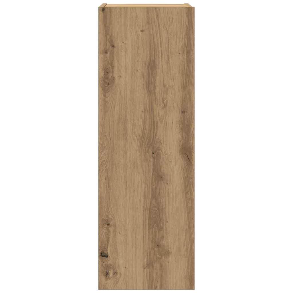 vidaXL TV Units Wall-mounted 4 pcs Artisan Oak Engineered wood