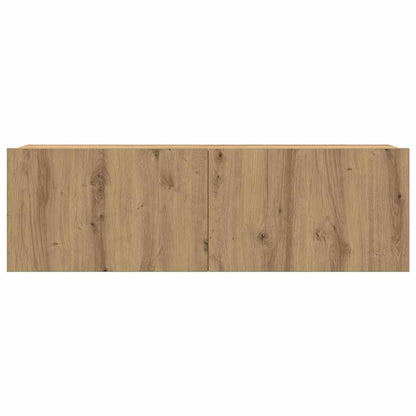 vidaXL TV Units Wall-mounted 4 pcs Artisan Oak Engineered wood