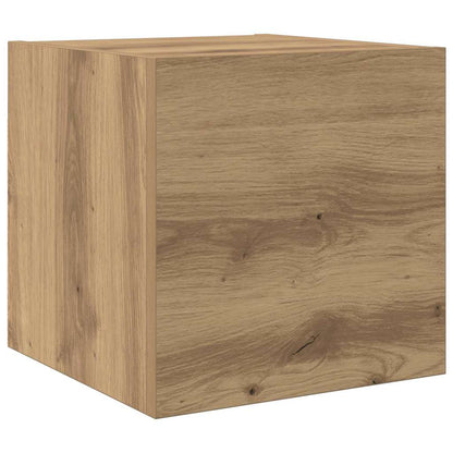 vidaXL TV Units Wall-mounted 4 pcs Artisan Oak Engineered wood