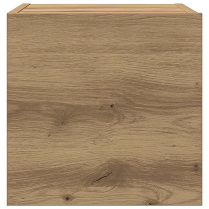 vidaXL TV Units Wall-mounted 4 pcs Artisan Oak Engineered wood