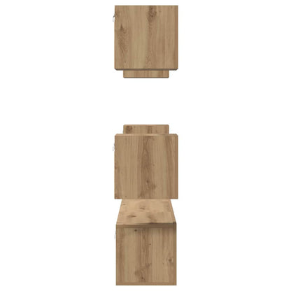 vidaXL TV Cabinet Set 7 pcs Artisan Oak Engineered Wood