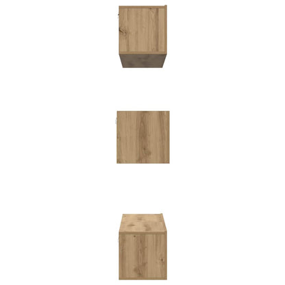 vidaXL TV Cabinet Set Wall-mounted 6 pcs Artisan Oak Engineered Wood