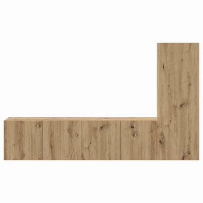 vidaXL TV Cabinet Set 3 pcs Artisan Oak Engineered Wood