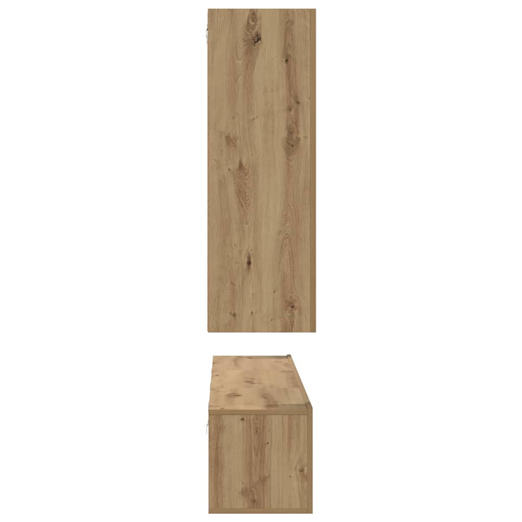 vidaXL TV Cabinet Set 5 pcs Artisan Oak Engineered Wood