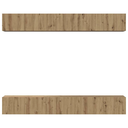 vidaXL TV Cabinet Set 6 pcs Artisan Oak Engineered Wood