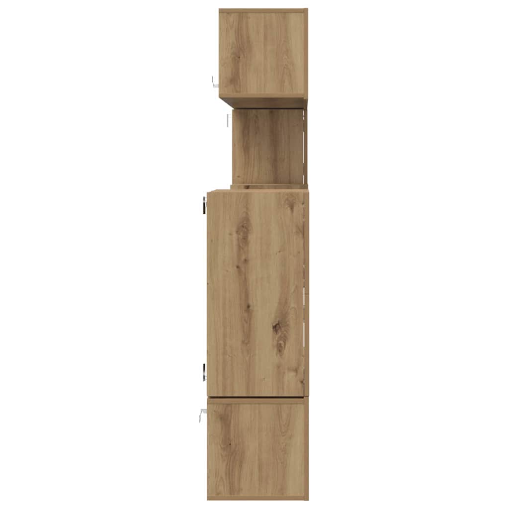vidaXL TV Units 4 pcs Artisan Oak Engineered wood