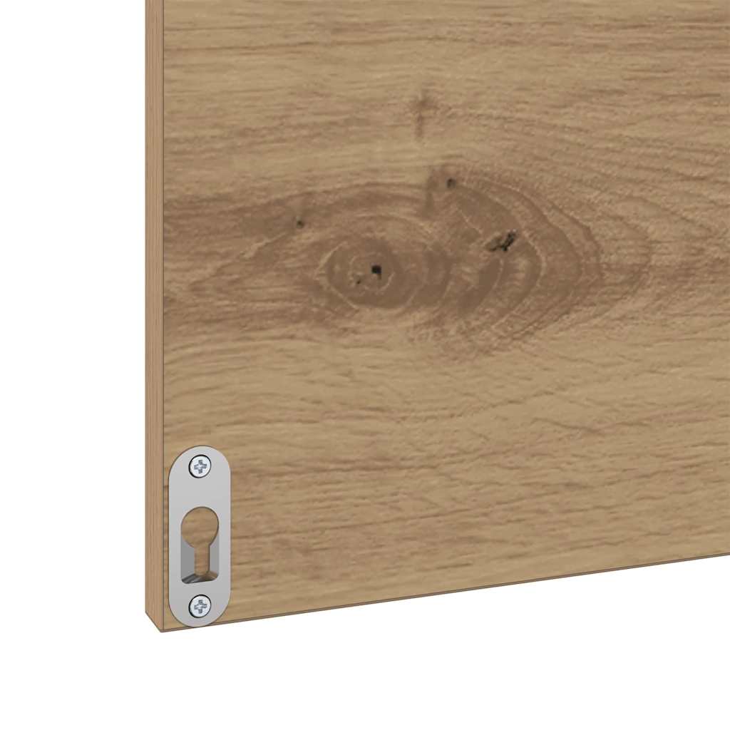 vidaXL Bathroom Furniture Set 3 pcs Artisan oak 60 x 38.5 x 45 cm